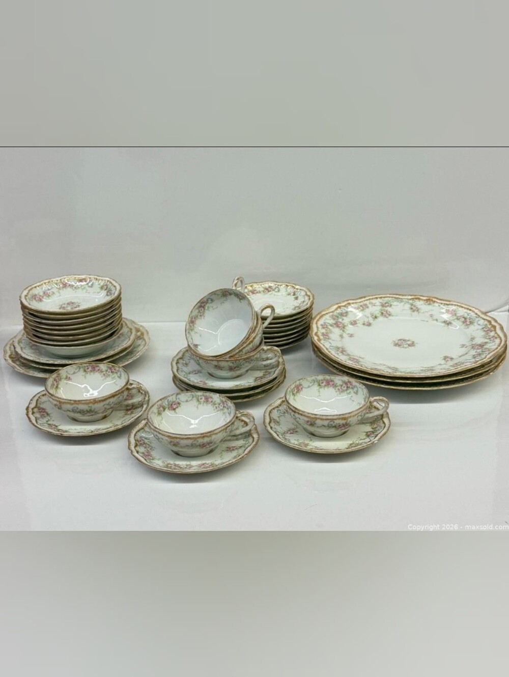 Antique Théodore Haviland Limoges Floral China Collection